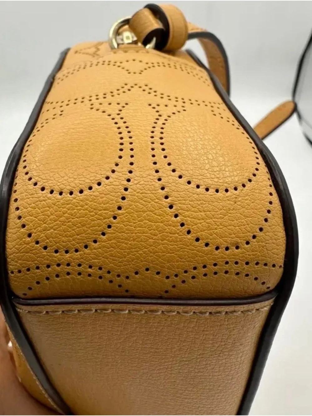 Coach Yellow-Tan Signature Crossbody Bag